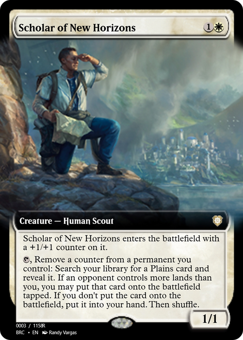 Scholar of New Horizons (PRM-105618) - rare - Foil