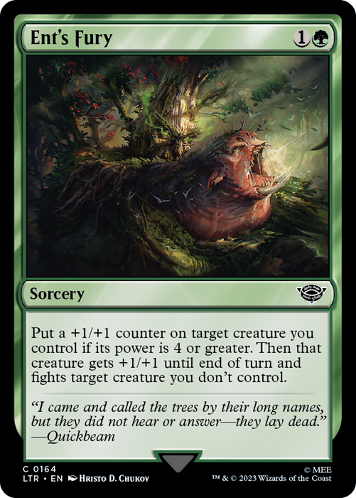 Ent's Fury (LTR-164) - common - Foil