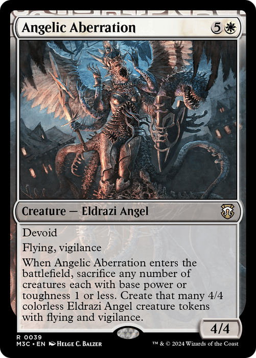 Angelic Aberration (M3C-039) - rare: (devoid) - Foil