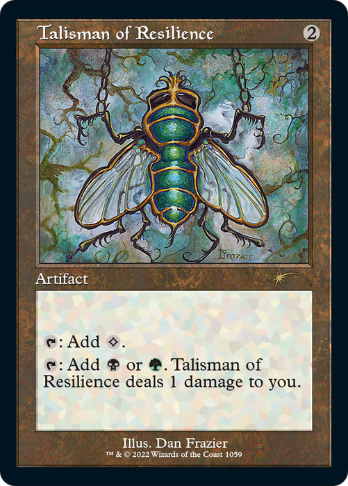 Talisman of Resilience (SLD-1059) - rare - Etched Foil