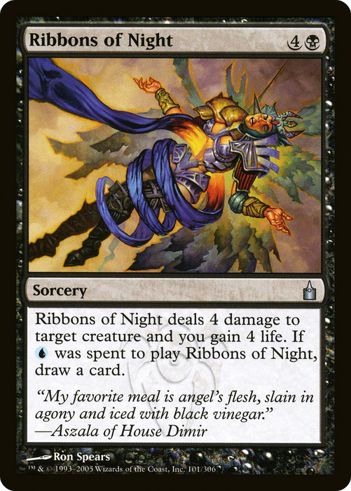 Ribbons of Night (RAV-101) - uncommon - Foil