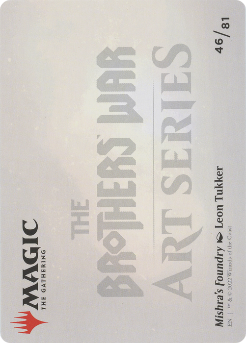 Mishra's Foundry // Mishra's Foundry (ABRO-046) - common (Borderless) - Foil