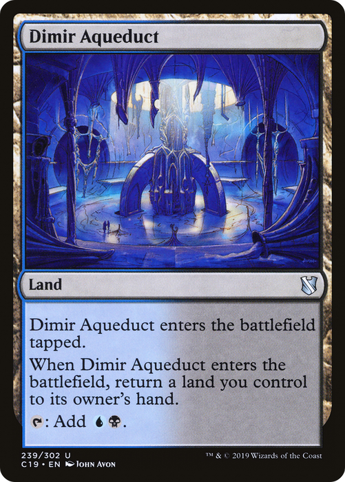 Dimir Aqueduct (C19-239) - uncommon