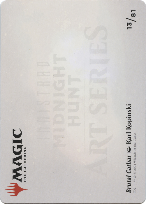 Brutal Cathar // Brutal Cathar (AMID-013) - common (Borderless) - Foil