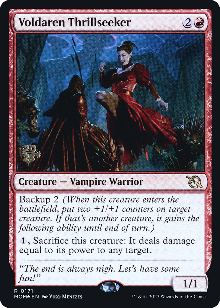 Voldaren Thrillseeker (PRE-171S) - rare - Foil