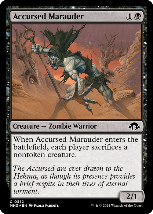 Accursed Marauder (MH3-512) - common - Foil