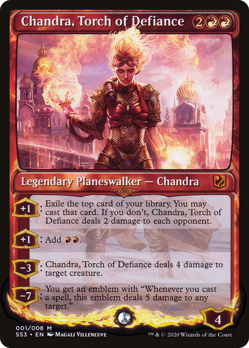 Chandra, Torch of Defiance (SS3-001) - mythic