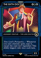 The Sixth Doctor (WHO-1148) - rare: (Showcase) (Borderless) - Foil