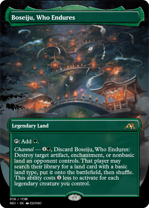 Boseiju, Who Endures (PRM-98135) - rare - Foil