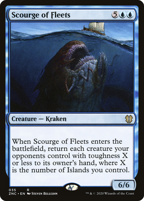 Scourge of Fleets (ZNC-035) - rare
