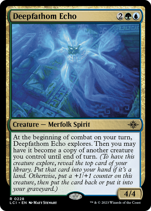 Deepfathom Echo (LCI-228) - rare - Foil