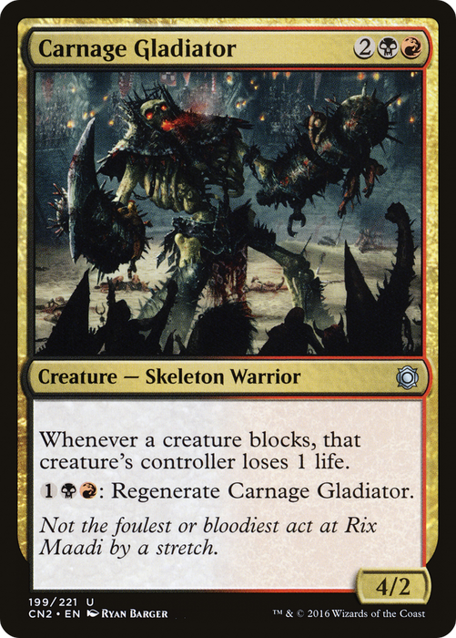 Carnage Gladiator (CN2-199) - uncommon