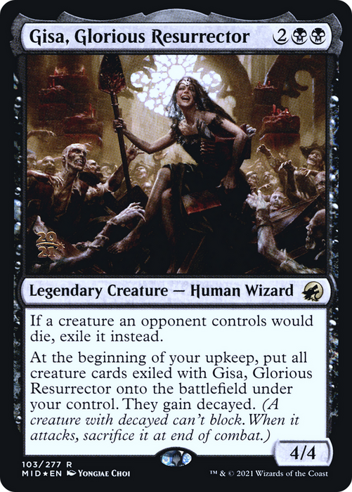 Gisa, Glorious Resurrector (PRE-103S) - rare - Foil