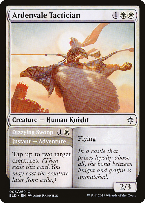 Ardenvale Tactician // Dizzying Swoop (ELD-005) - common - Foil