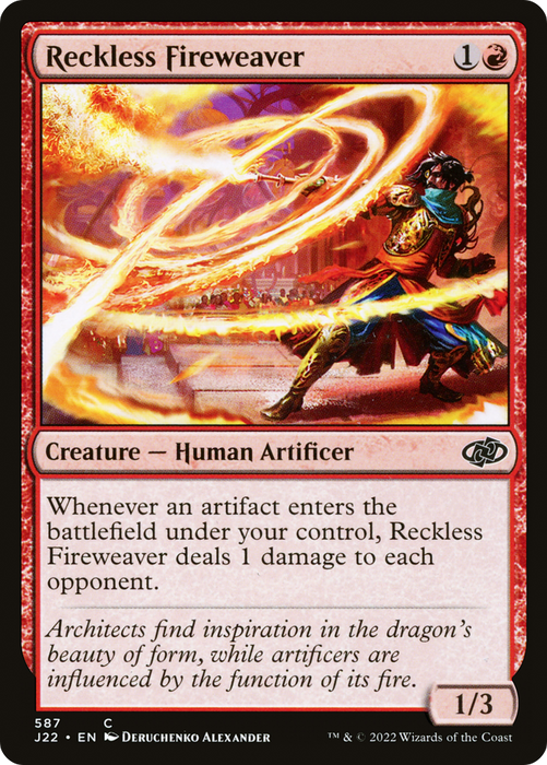 Reckless Fireweaver (J22-587) - common
