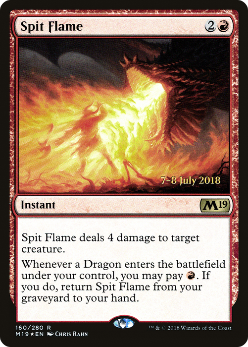 Spit Flame (PRE-160S) - rare - Foil