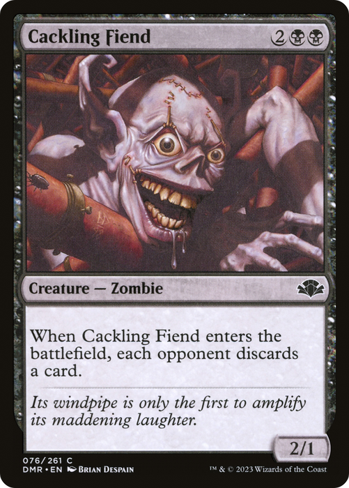 Cackling Fiend (DMR-076) - common