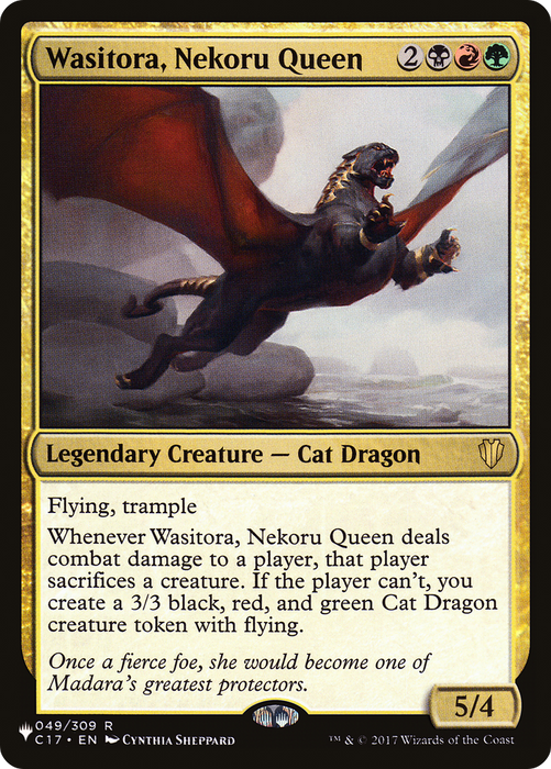 Wasitora, Nekoru Queen (LIST-C17-49) - rare