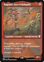 Rograkh, Son of Rohgahh (CMR-575) - uncommon - Etched Foil