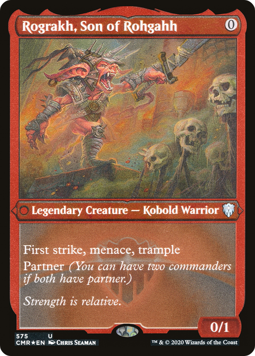 Rograkh, Son of Rohgahh (CMR-575) - uncommon - Etched Foil