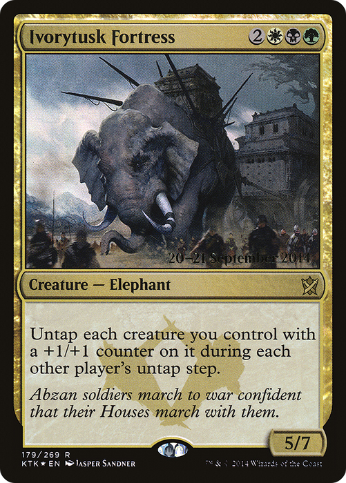 Ivorytusk Fortress (PRE-179S) - rare - Foil