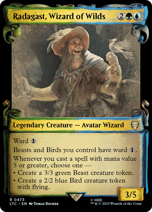 Radagast, Wizard of Wilds (LTC-473) - rare: (Showcase)