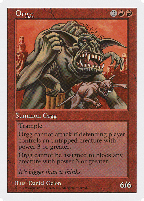 Orgg (5ED-259) - rare