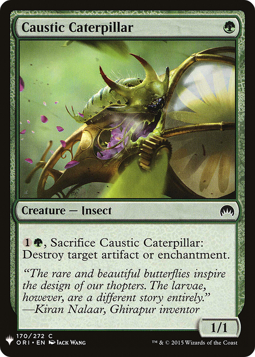 Caustic Caterpillar (LIST-ORI-170) - common