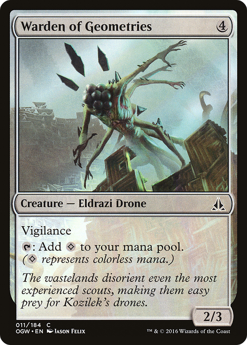 Warden of Geometries (OGW-011) - common - Foil
