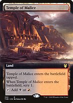 Temple of Malice (THB-350) - rare: (Extended Art) - Foil