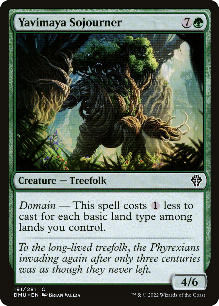 Yavimaya Sojourner (DMU-191) - common - Foil
