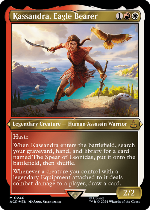 Kassandra, Eagle Bearer (ACR-240) - mythic - Etched Foil