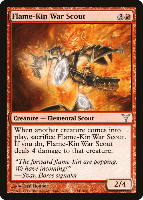 Flame-Kin War Scout (DIS-061) - uncommon