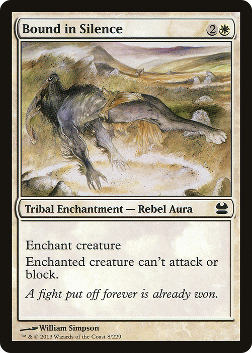 Bound in Silence (MMA-008) - common - Foil