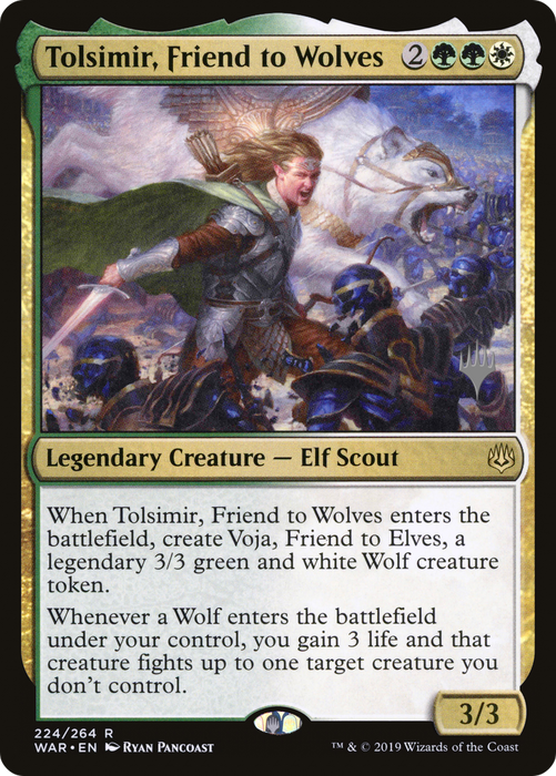 Tolsimir, Friend to Wolves (PPELD-224P) - rare - Foil