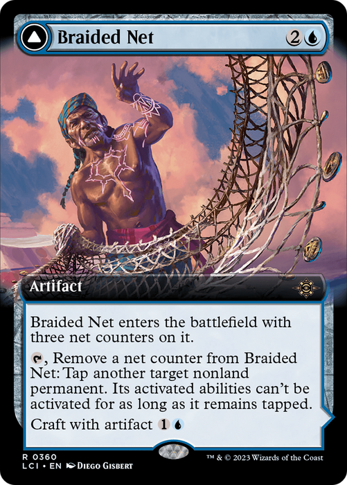 Braided Net // Braided Quipu (LCI-360) - rare: (Extended Art) - Foil