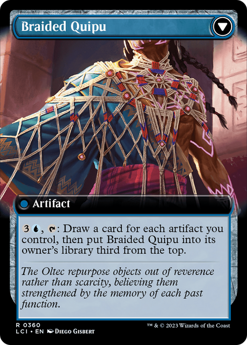Braided Net // Braided Quipu (LCI-360) - rare: (Extended Art) - Foil