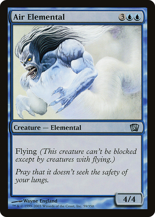 Air Elemental (8ED-59★) - uncommon - Foil