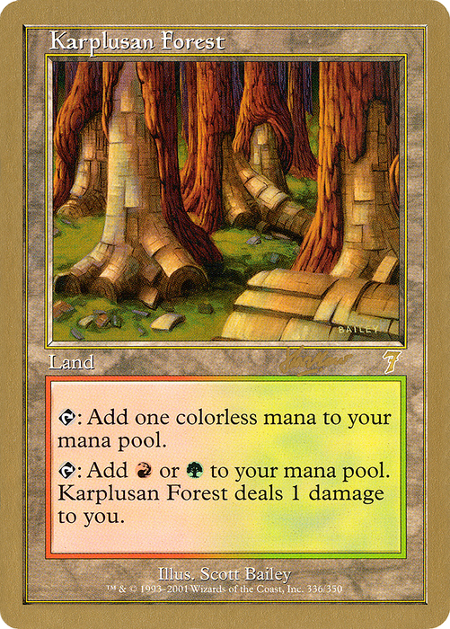 Karplusan Forest (WCD-SHH336) - rare