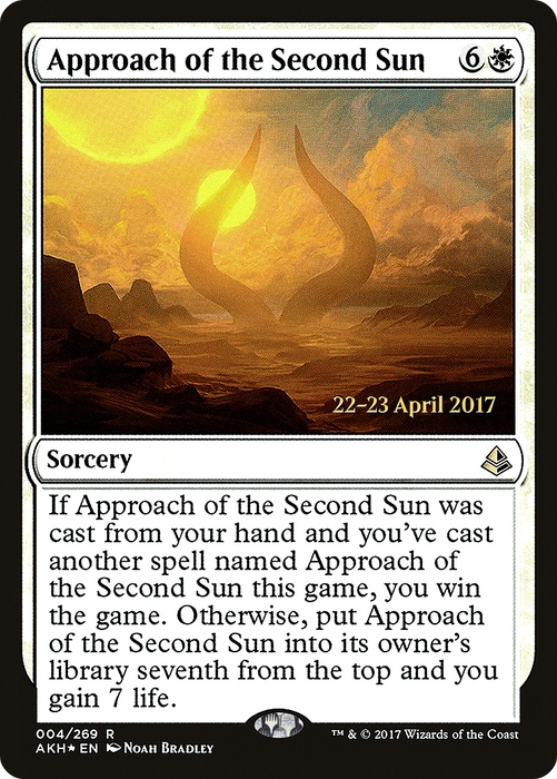 Approach of the Second Sun (PRE-04S) - rare - Foil
