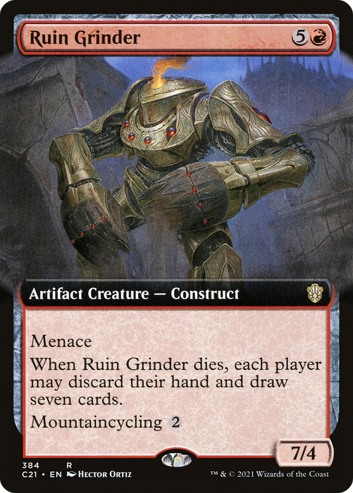 Ruin Grinder (C21-384) - rare: (Extended Art)