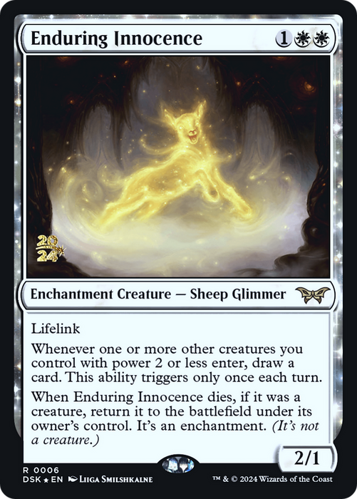 Enduring Innocence (PRE-06S) - rare: (enchantment) - Foil