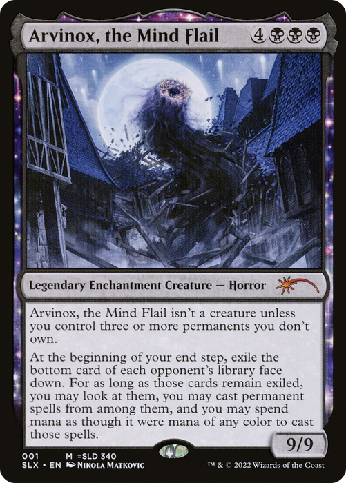 Arvinox, the Mind Flail (SLX-001) - mythic: (enchantment)