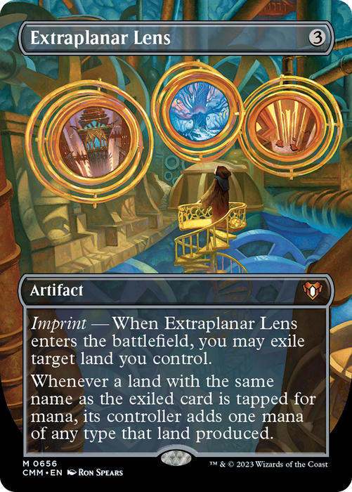 Extraplanar Lens (CMM-656) - mythic (Borderless) - Foil