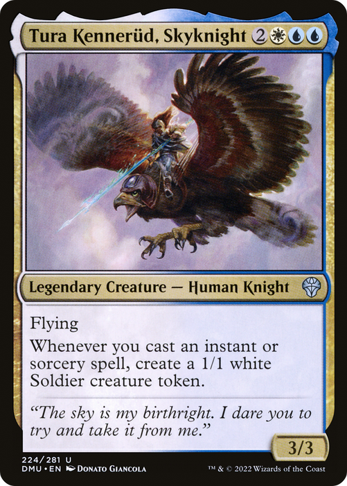 Tura Kennerüd, Skyknight (DMU-224) - uncommon - Foil