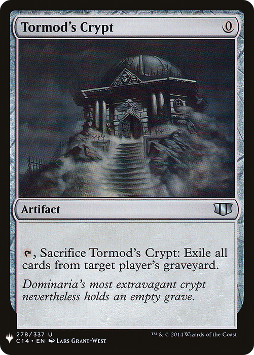 Tormod's Crypt (LIST-C14-278) - uncommon