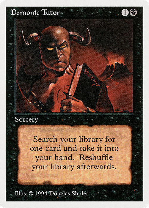 Demonic Tutor (SUM-105) - uncommon