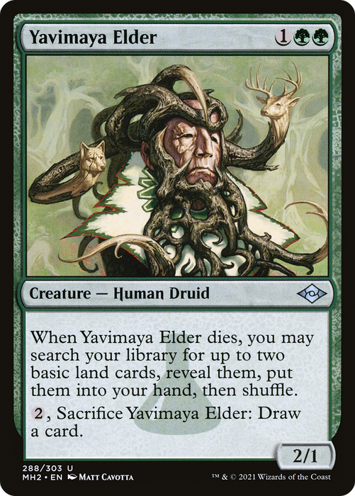 Yavimaya Elder (MH2-288) - uncommon - Etched Foil