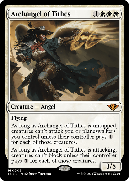 Archangel of Tithes (OTJ-002) - mythic - Foil