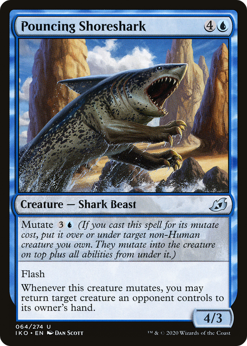Pouncing Shoreshark (IKO-064) - uncommon